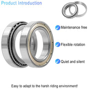 X0845 For INOKIM OXO OX Electrical Scooter Steering Shaft Bearing Repair Replacement Parts, Style: Upper+Lower Bearing