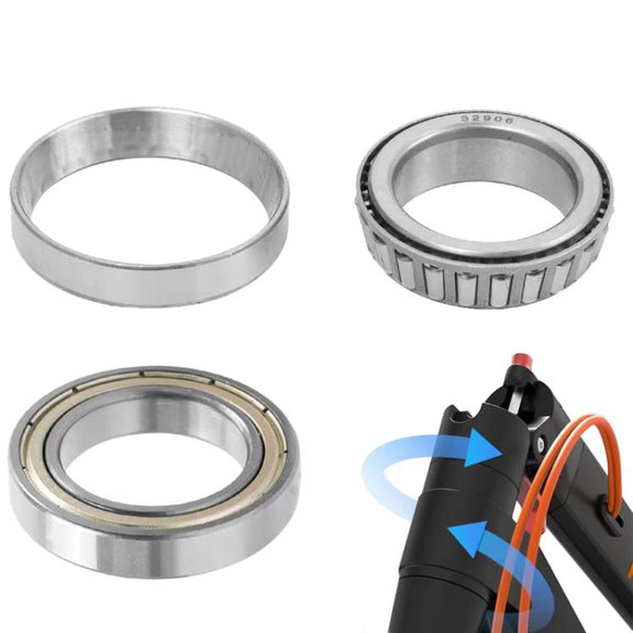 X0845 For INOKIM OXO OX Electrical Scooter Steering Shaft Bearing Repair Replacement Parts, Style: Upper+Lower Bearing
