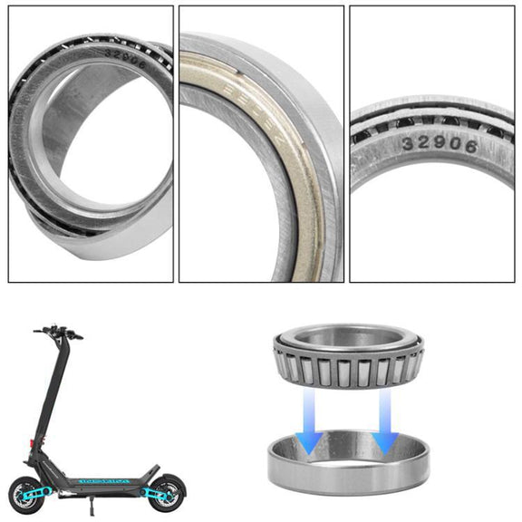 X0845 For INOKIM OXO OX Electrical Scooter Steering Shaft Bearing Repair Replacement Parts, Style: Upper+Lower Bearing