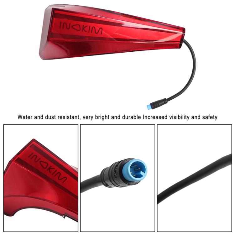 X1666 For INOKIM OXO OX Electrical Scooter LED Tail Decorative Light Safety Warning Lamp Replacement Parts
