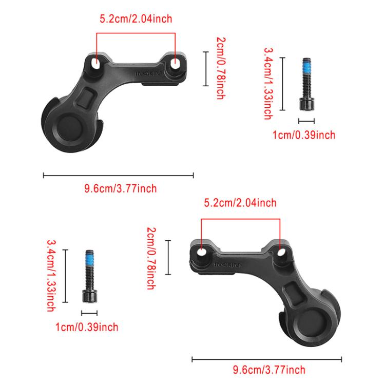 X1670 For INOKIM OX OXO Electrical Scooter Rocker Seal Cover For Plugging Motor And Wheel Shaft Holes, Style: Front - free shipping - PMC Jewellery - Order now!
