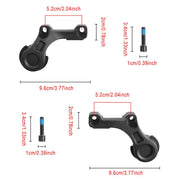 X1670 For INOKIM OX OXO Electrical Scooter Rocker Seal Cover For Plugging Motor And Wheel Shaft Holes, Style: Rear