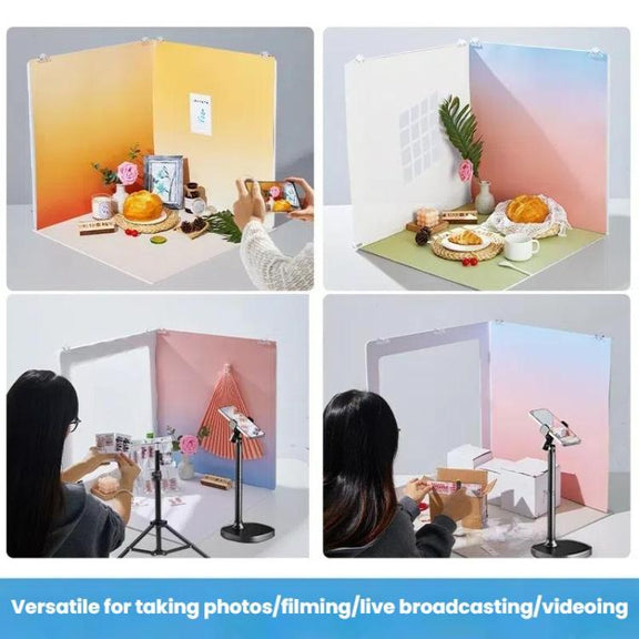 19pcs /Set 3D Shooting Background Board Live Broadcast Product Photography Props, Size: 35cm