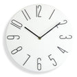 12 Inch Frameless Minimalist Wall Clock Silent Modern Quartz Clock for Living Room, Bedroom, Kitchen, Color: White - free shipping - PMC TechLife - Order now!