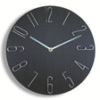 12 Inch Frameless Minimalist Wall Clock Silent Modern Quartz Clock for Living Room, Bedroom, Kitchen, Color: Black - free shipping - PMC TechLife - Order now!