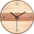 12-inch Imitation Wood Grain Texture Decorative Wall Clock Silent Quartz Clock Holiday Gift HR-CMW20 - free shipping - PMC TechLife - Order now!
