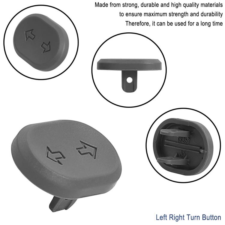 For Ninebot G2 MAX 2 F2 PRO Electric Scooter Turn Signal Switch Button - Replacement LED Light Control Switch(Black) - free shipping - PMC Jewellery - Order now!