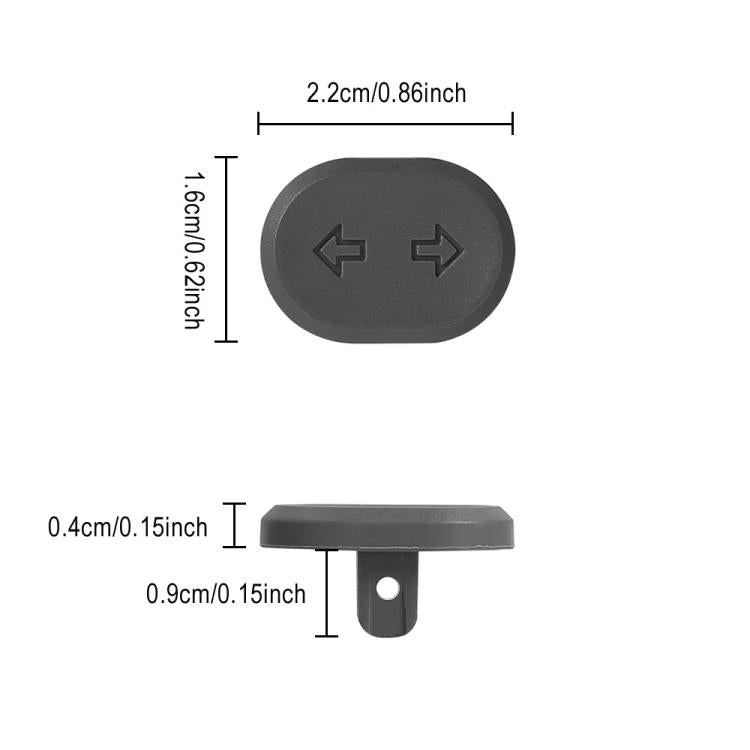 For Ninebot G2 MAX 2 F2 PRO Electric Scooter Turn Signal Switch Button - Replacement LED Light Control Switch(Black) - free shipping - PMC Jewellery - Order now!