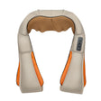 Car Household Massage Shawl Heated Shoulder And Cervical Massager EU Plug(Beige+Orange) - free shipping - PMC TechLife - Order now!