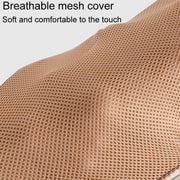 Car Household Massage Shawl Heated Shoulder And Cervical Massager US Plug(Beige+Orange)