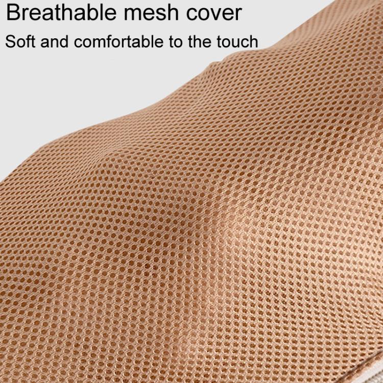 Car Household Massage Shawl Heated Shoulder And Cervical Massager UK Plug(Beige+Orange)