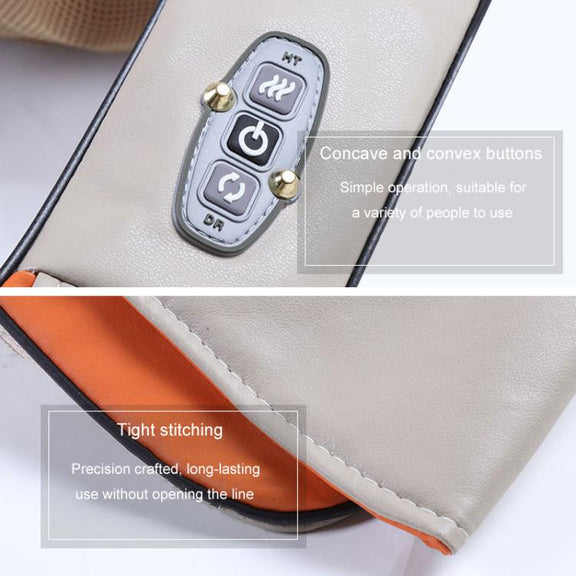 Car Household Massage Shawl Heated Shoulder And Cervical Massager EU Plug(Black)