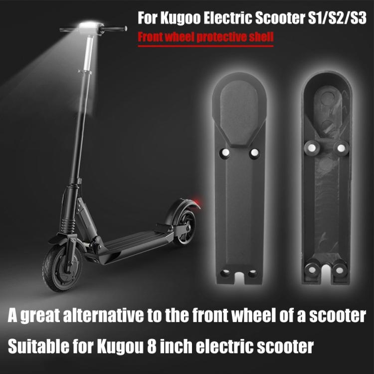 2pcs /Pack Front Wheel Cover For Kugoo 8 Inch Electric Scooter(Black) - free shipping - PMC Jewellery - Order now!