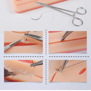 Anti-tear Silicone Wound Suture Training Model Surgical Suture Practice Simulated Skin Silicone Pad