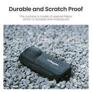 For Insta360 X5 Camera aMagisn Storage Bag Hard Shell Protective Case with Carabiner Clip