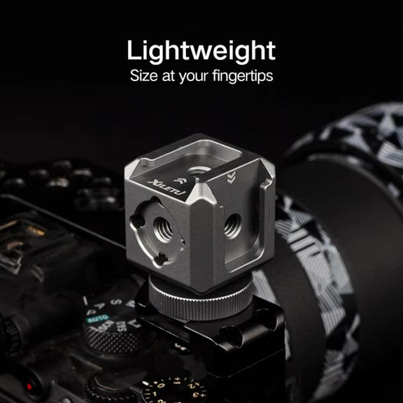 XILETU  XDS-15  Multi-head Cold Shoe Mount Adapter for Camera Flash, Microphone, LED Light