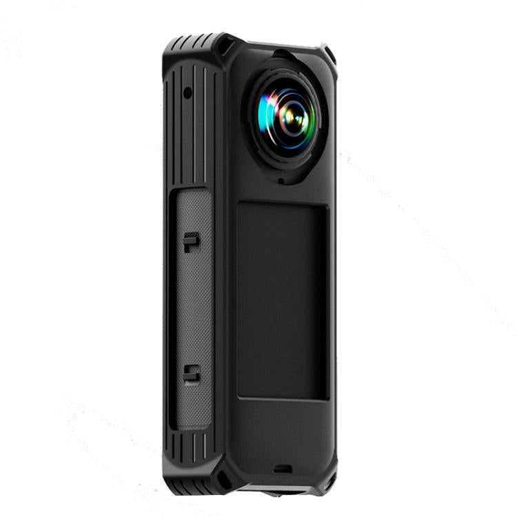 For Insta360 X5 Camera Silicone Cover Case With Lens Cap Shockproof Protective Shell(Black) - free shipping - PMC TechLife - Order now!