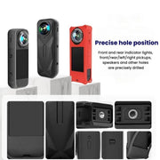 For Insta360 X5 Camera Silicone Cover Case With Lens Cap Shockproof Protective Shell(Black)