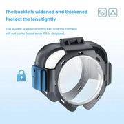 For Insta360 X5 Anti-Fog Snap-On Lens Protector Durable Glass Cover