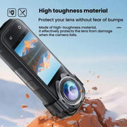 For Insta360 X5 Anti-Fog Snap-On Lens Protector Durable Glass Cover