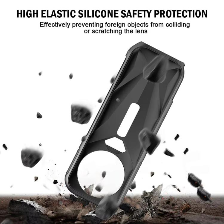 For Insta360 X5 Camera Silicone Case Body Cover Anti-dust and Stain-resistant Protective Shell(Black)