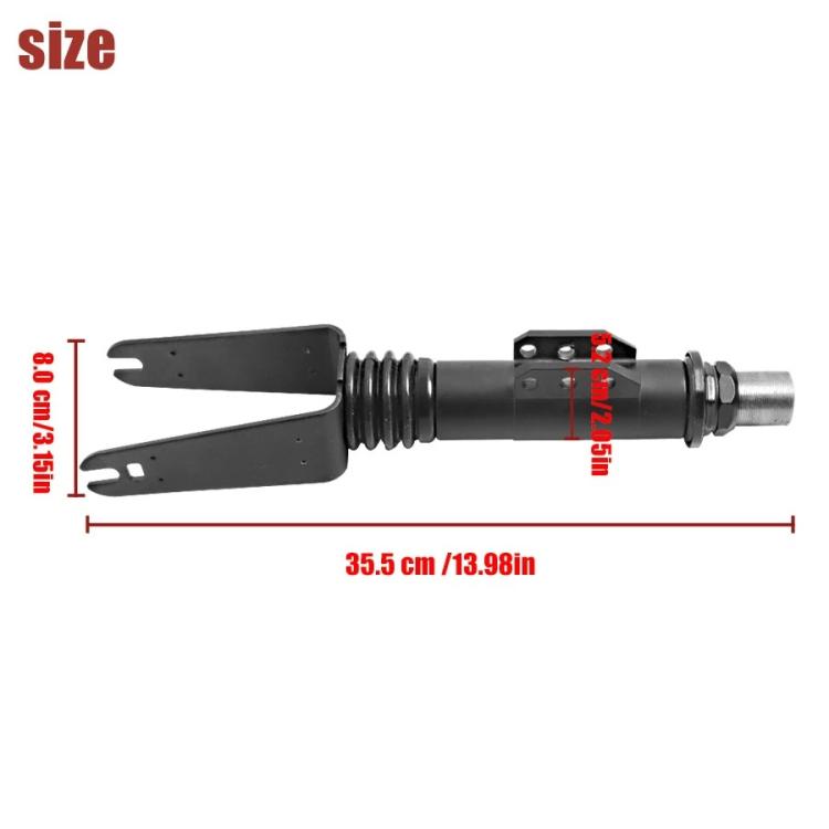 For 8-Inch Kugoo S1/S2/S3 Scooters Front Fork Assembly Replacement Suspension Part(Black) - free shipping - PMC Jewellery - Order now!