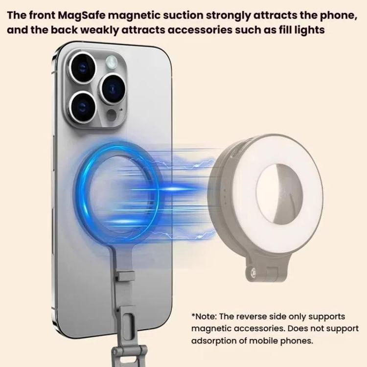 Magsafe Mobile Phone Magnetic Holder Desktop Tripod(Silver Gray) - free shipping - PMC Jewellery - Order now!