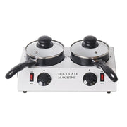 Dessert Making Double Cylinder Chocolate Hot Melt Machine EU Plug