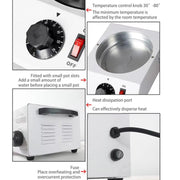 Dessert Making Double Cylinder Chocolate Hot Melt Machine UK Plug