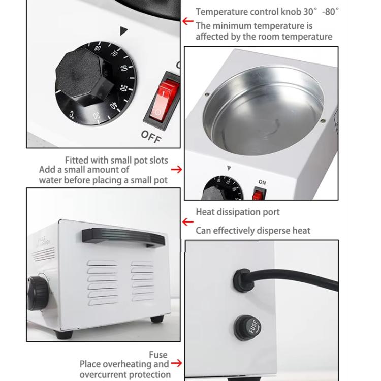 Dessert Making Double Cylinder Chocolate Hot Melt Machine UK Plug