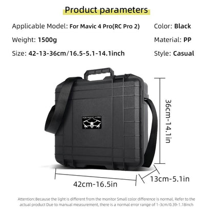 For DJI Mavic 4 Pro Creator Combo RC Pro 2 Explosion-Proof Case Storage Box Suitcase With Shoulder Strap(Colorful Pattern) - free shipping - PMC Jewellery - Order now!