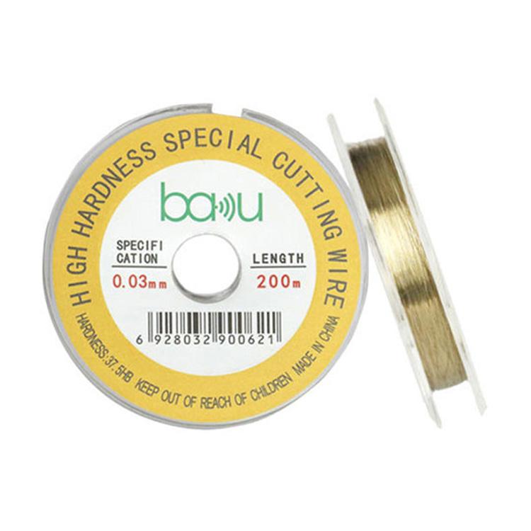 BAKU 0.03mm 200m/329ft Carbon Steel Screen Separator Cutting Wire for Smartphone & Tablet LCD Screen Repair - free shipping - PMC TechLife - Order now!