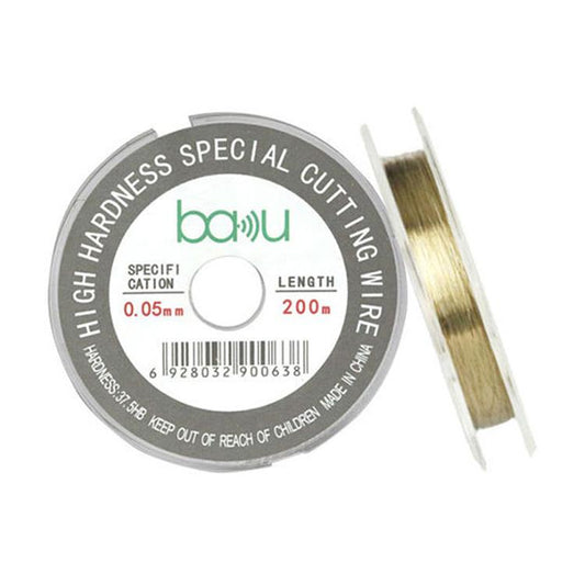 BAKU 0.05mm 200m/329ft Carbon Steel Screen Separator Cutting Wire for Smartphone & Tablet LCD Screen Repair - free shipping - PMC Jewellery - Order now!