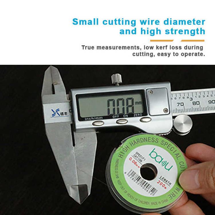 BAKU 0.06mm 200m/329ft Carbon Steel Screen Separator Cutting Wire for Smartphone & Tablet LCD Screen Repair - free shipping - PMC Jewellery - Order now!