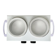 Double Pots Chocolate Melt Machine Temperature Control Hand Wax Machine Hand Heat Stirring Tool(UK Plug)
