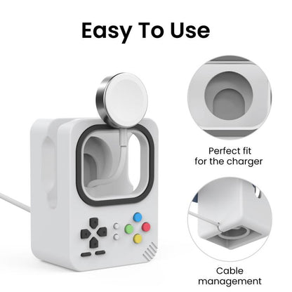 For Apple Watch AhaStyle DD05 Silicone Mini Charging Stand, Without Charger(Gray) - free shipping - PMC Jewellery - Order now!