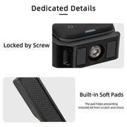 For Insta360 X5 / X4 Sunnylife X4-ZJ826 L-shape Conversion Bracket Magnetic Adaptor Expansion Accessory(Black)