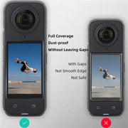 For Insta360 X5 / X4 2sets Sunnylife Curved Tempered Film HD Anti-Explosion Anti-Drop Scratch Protective Film