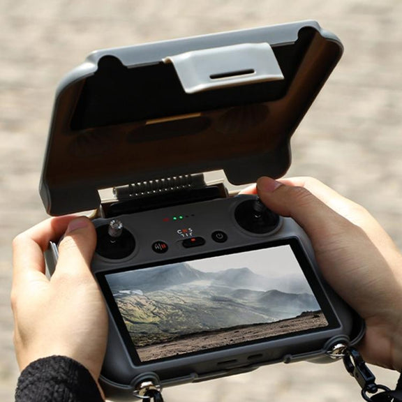 For DJI RC 2 / 1 Sunnylife ZN985 Remote Control 2 In 1 Visor Storage Case