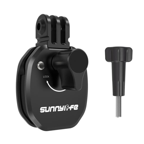 Sunnylife ZJ846 Sports Camera Universal Mount Motorcycle Windshield Clip(Black)