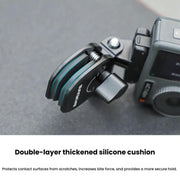 Sunnylife ZJ846 Sports Camera Universal Mount Motorcycle Windshield Clip(Black)