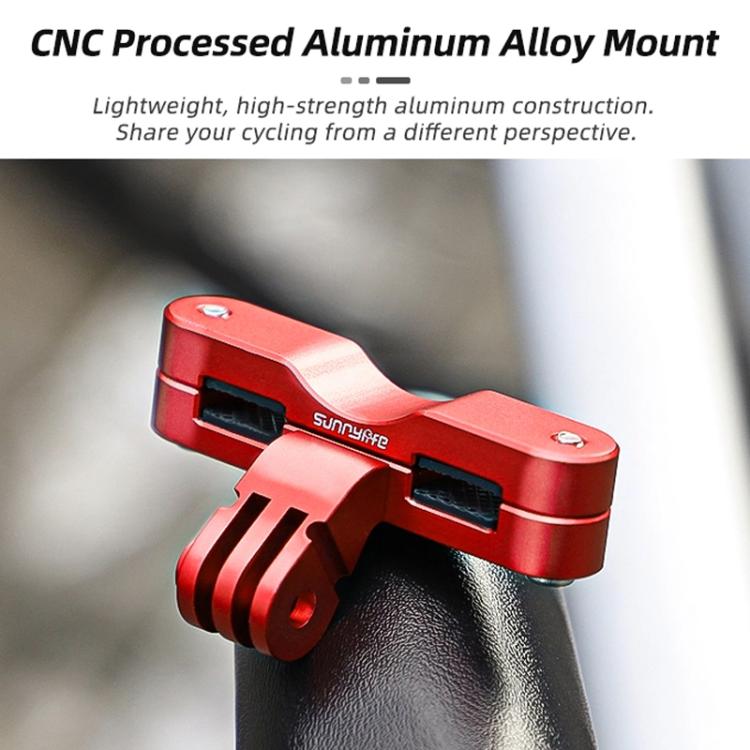 Sunnylife ZJ942 Sports Camera Bike Seat Mount Cycling Bracket(Black)