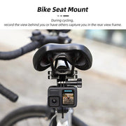 Sunnylife ZJ942 Sports Camera Bike Seat Mount Cycling Bracket(Black)