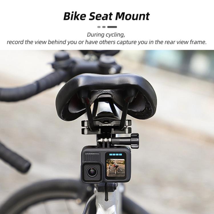 Sunnylife ZJ942 Sports Camera Bike Seat Mount Cycling Bracket(Red)