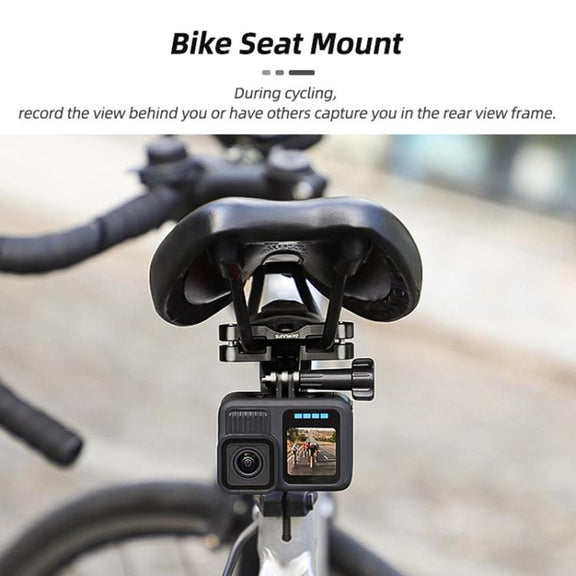 Sunnylife ZJ942 Sports Camera Bike Seat Mount Cycling Bracket(Black)
