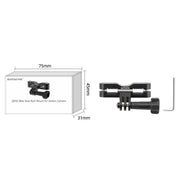 Sunnylife ZJ942 Sports Camera Bike Seat Mount Cycling Bracket(Black)