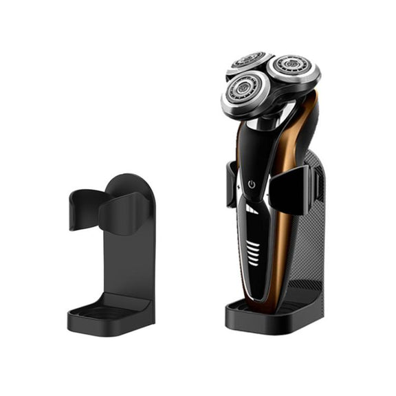 3pcs /Pack Adhesive Hook Rack for Electric Razors Shaver & Beauty Tool Organizer Semi-Open Design for Easy Access(White)