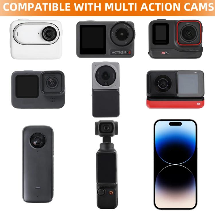 Sunnylife DZ762 Sports Camera Magnetic Dock Expansion Adapter Bracket(Black) - free shipping - PMC TechLife - Order now!