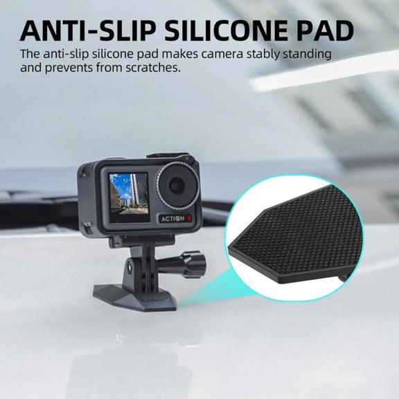Sunnylife DZ762 Sports Camera Magnetic Dock Expansion Adapter Bracket(Black)