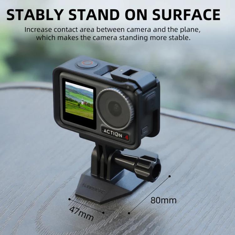 Sunnylife DZ762 Sports Camera Magnetic Dock Expansion Adapter Bracket(Black)